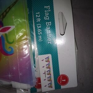 Vibrant Unicorn Party Flag Banner X3